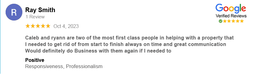 City lights home buyers google review