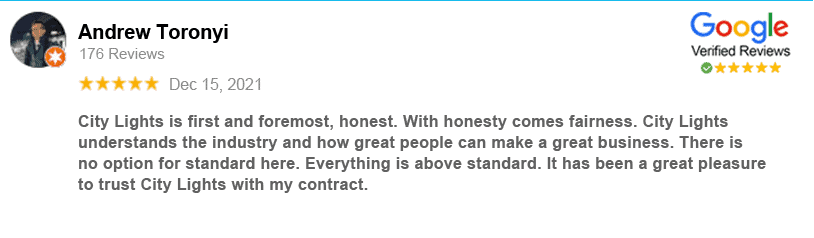 5 stars review of City Lights Home Buyers